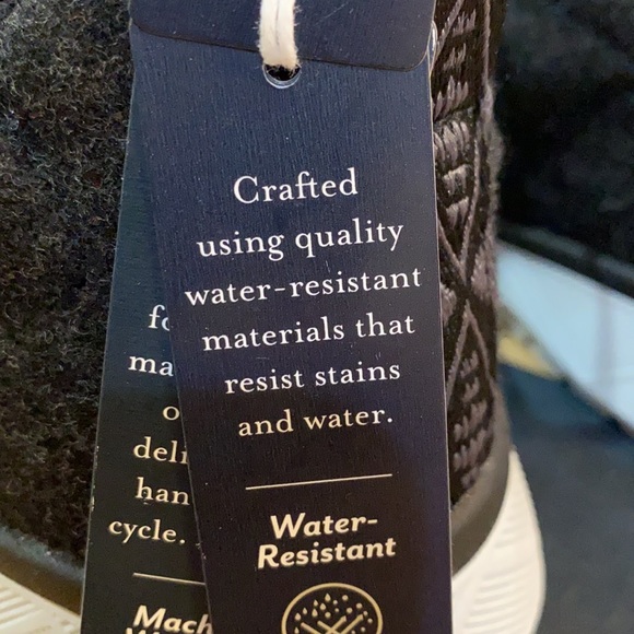 NWT Pendleton charcoal wool sneakers - Picture 6 of 7